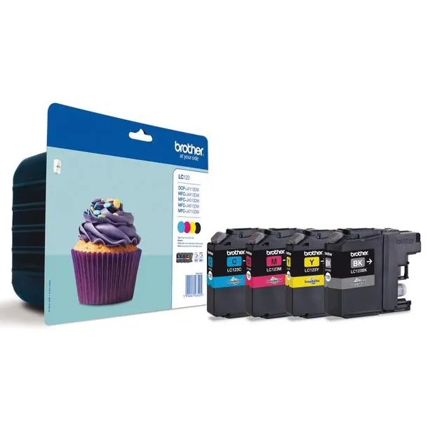 Brother LC-123VALBP inktcartridges voordeelpak Geel