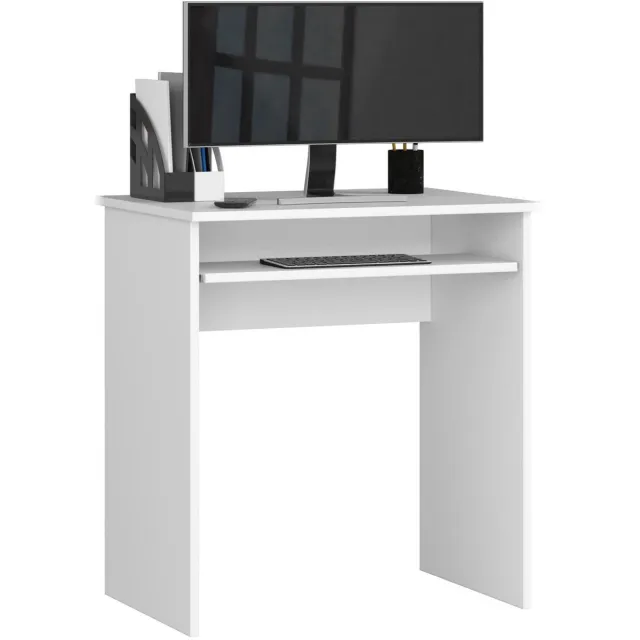Akord Bureau STAR / Computerbureau / Computer Tafel / Vrijstaand Bureautafel / Wit / 68 x 74 x 51 cm