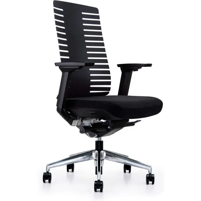 Sedero Bureaustoel Bone - Ergonomische bureaustoel voor Volwassenen - Zwart