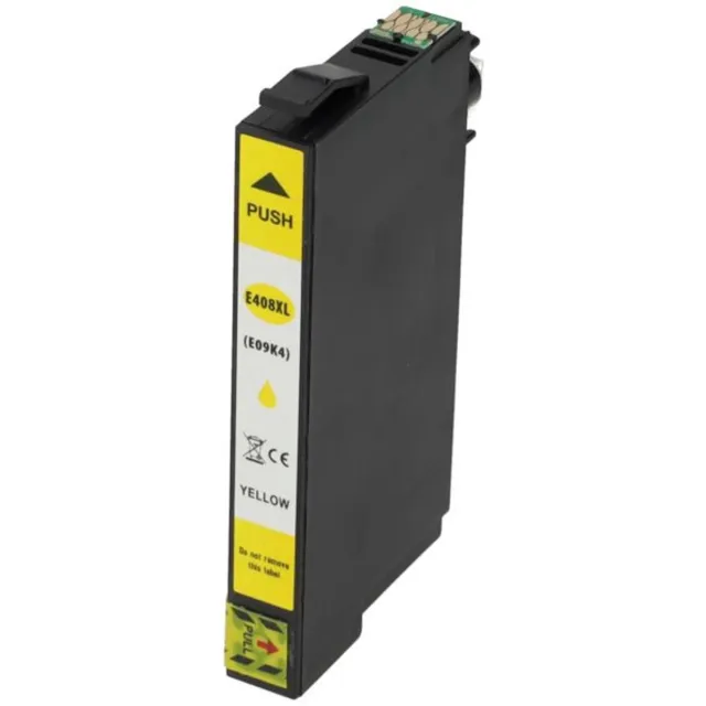 PrintAbout huismerk Inktcartridge 408L (C13T09K44010) Geel Hoge capaciteit geschikt voor Epson