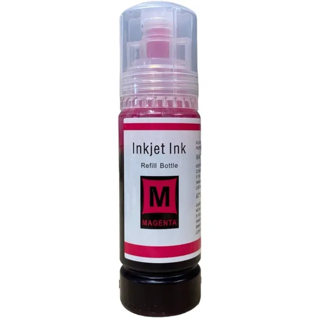Inktkeuze 103M | C13T00S34A Magenta Huismerk inktfles compatible met Epson ECOTANK L1110 / ECOTANK L3110 / ECOTANK L3111 / ECOTANK L3150 / ECOTANK L3151 / ECOTANK L3156 / ECOTANK L3160 / ECOTANK L5190