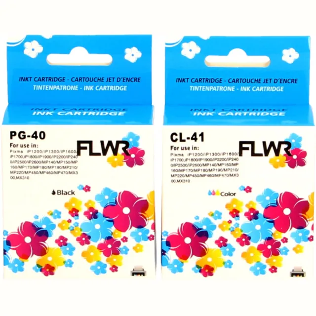 Canon FLWR - Inktcartridge / PG-40 + CL-41 2-pack Zwart en Kleur - Geschikt voor Canon