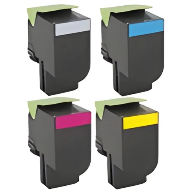 Inktkenners Toner geschikt voor Lexmark 802 | 1x Multipack geschikt voor Lexmark 80C2SK0 - 802SK - 80C2SC0 - 802SC - 80C2SM0 - 802SM - 80C2SY0 - 802SY - CX310 Series - CX310dn - CX310n - CX410de - CX410dte - CX410e - CX410 Series - CX510de - CX510dhe - CX510d Zwart