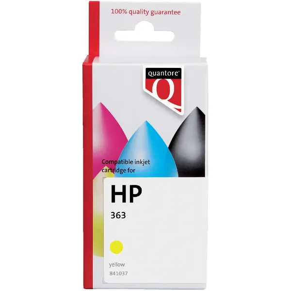 Quantore Inktcartridge Quantore alternatief tbv HP C8773EE 363 geel