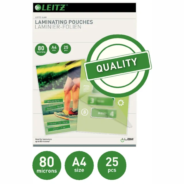 Leitz Eva lamineerhoes ft A4, 160 micron (2 x 80 micron), pak van 25 stuks
