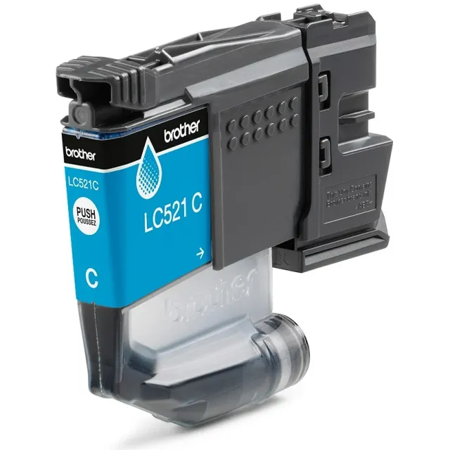 Brother LC-521C inktcartridge cyaan Blauw
