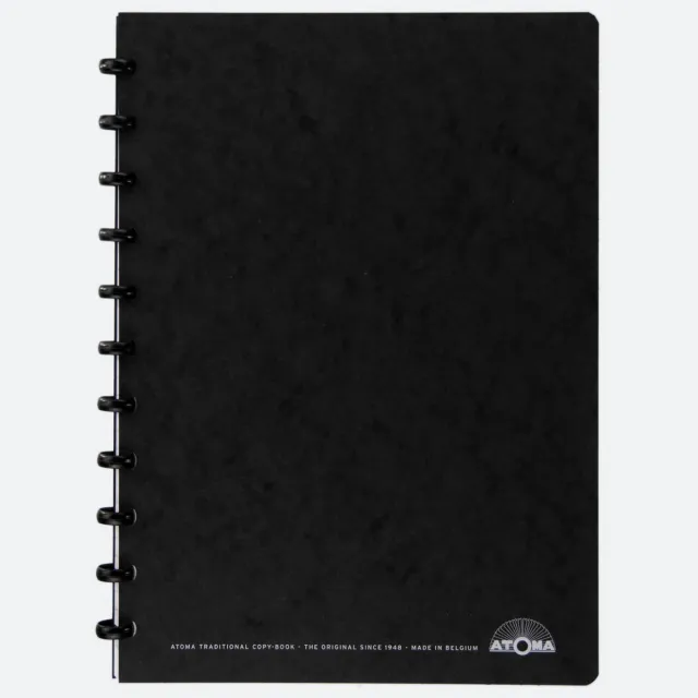 Atoma meetingbook, ft A4, zwart, geruit 5 mm