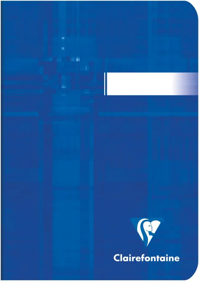 Clairefontaine Metric notitieboekje, ft 10,5 x 14,8 cm, 96 bladzijden, gelijnd blauw
