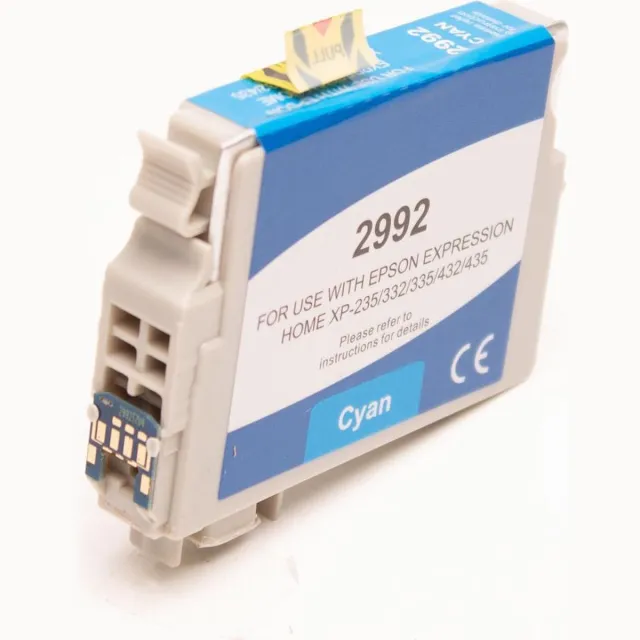 inkmaster Huismerk Compatible iinkt cartridge voor Epson T2992 29XL C Cyaan Blauw Hoge capaciteit met nieuwe chip