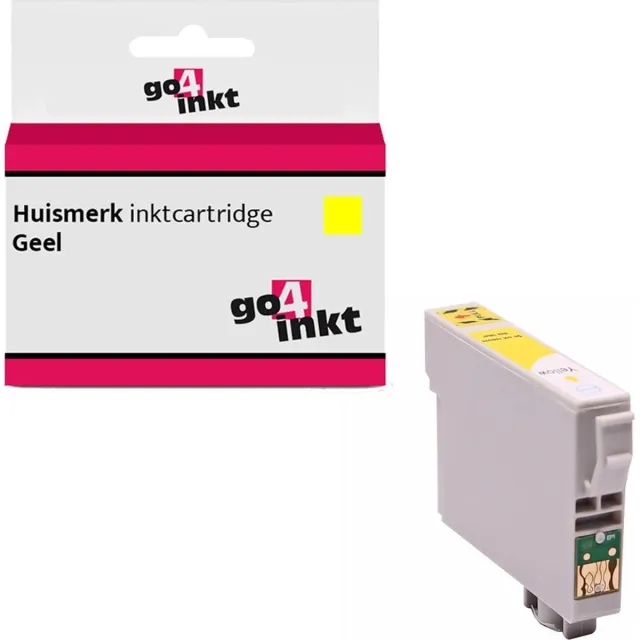 Go4inkt compatible met Epson T1594 y inkt cartridge yellow Geel