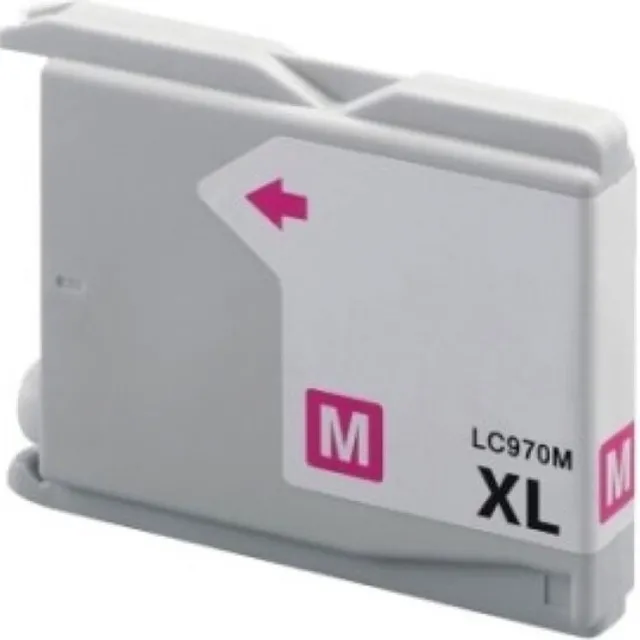 Inktkeuze LC-970 XL Magenta - Huismerk inktcartridge compatible met Brother DCP 130C \ DCP 330C \ DCP 350C \ DCP 357C \ DCP 540CN \ DCP 560CN \ DCP 750CW \ DCP 770CW \ MFC 240C \ MFC 3360C \ MFC 440CN \ MFC 465CN \ MFC 5460CN \ MFC 5860CN \ MFC 660CN