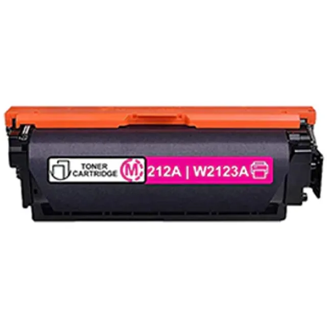 Inktkenners Toner geschikt voor HP 212A | 1x Magenta geschikt voor HP Color LaserJet Enterprise M554dn - M555dn - M555x - MFP M578dn - M578f - Flow MFP M578c - M578z