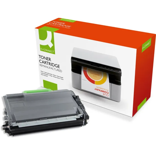 Q-Connect toner zwart 8000 pagina's voor Brother - OEM TN-3480