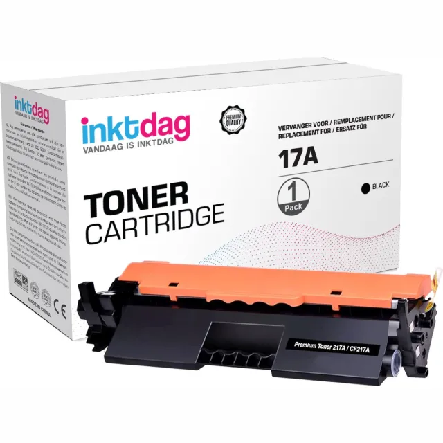 inktdag compatible met HP 17A toner (HP CF217a) -hp-cf217a laser cartridge voor HP M102a/ M102w/ M130a/ M130fn/ M130fw/ M130nw/ M132a/ M132fn/ M132fp/ M132fw/ M132nw/ M132s Zwart