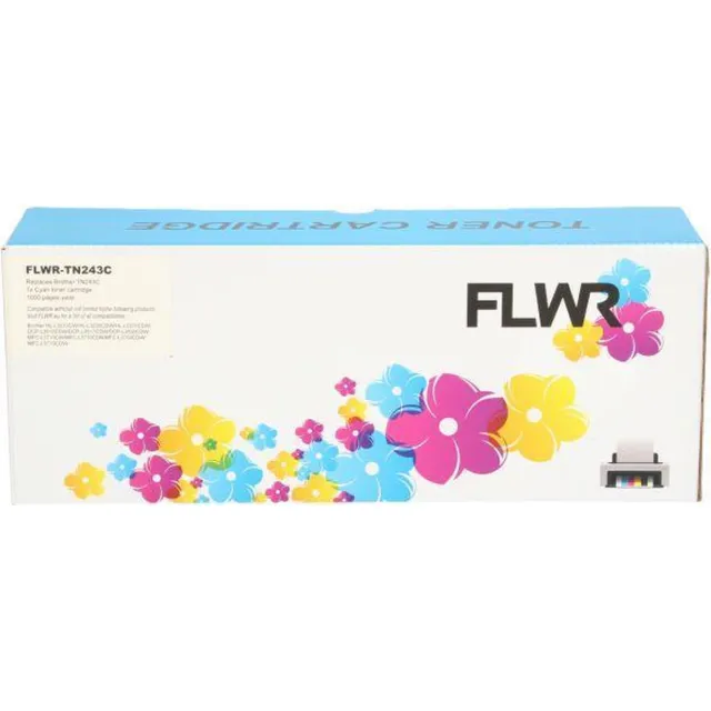 FLWR Toners / Brother TN-243 / cyaan / Geschikt voor Brother