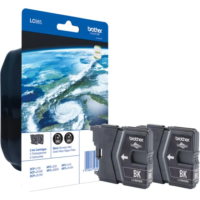 Brother LC-985BKBP2 Inktcartridge - Zwart