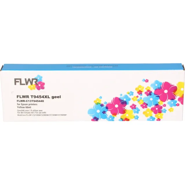 FLWR Inktcartridge / T9454XL / Geel - Geschikt voor Epson