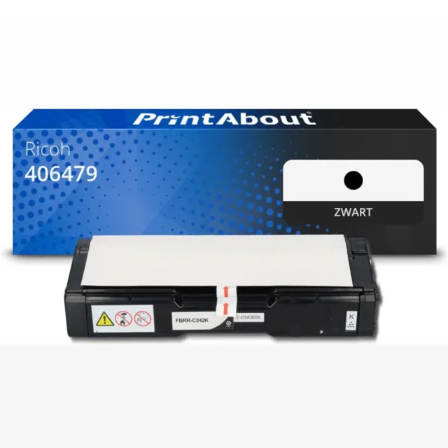 PrintAbout Alternatief voor de Ricoh 406479 / zwart