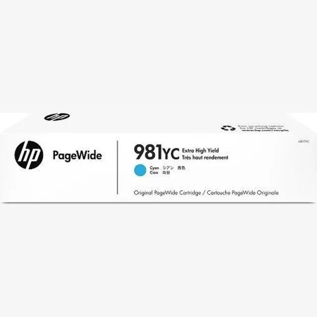 HP 981YC Extra High Yield Cyan Original PageWide Cartridge Cyaan