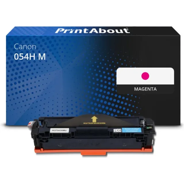 PrintAbout Huismerk Canon 054H M Toner Magenta Hoge capaciteit