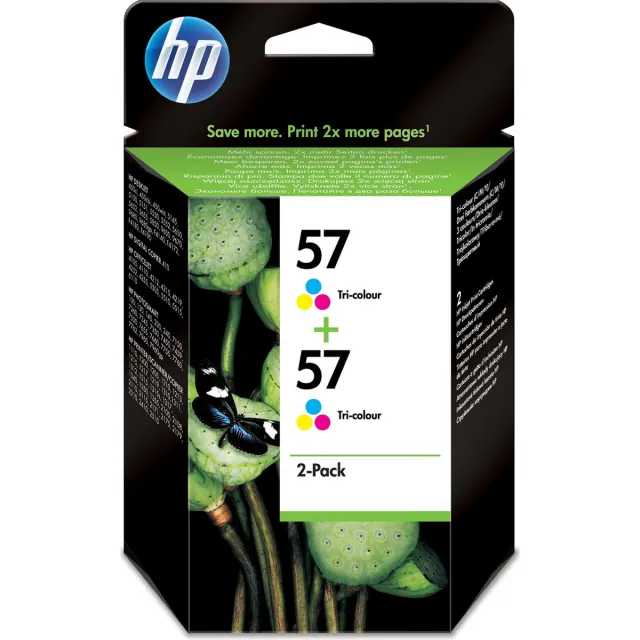 Hp 57 - Inktcartridge - Magenta - Cyaan - Geel / 2-Pack