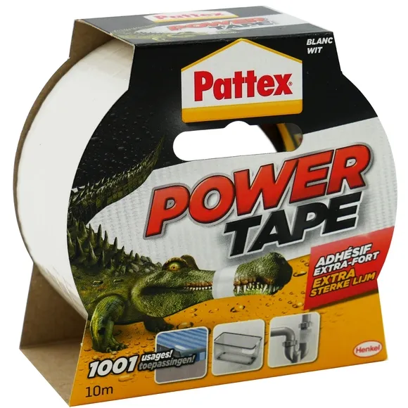 Pattex Plakband Pattex Power Tape 50mmx10m wit