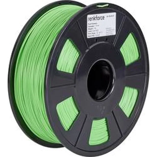Renkforce RF-4511198 Filament PLA Pro 1.75 mm 1000 g Groen 1 stuk(s) Kleurloos