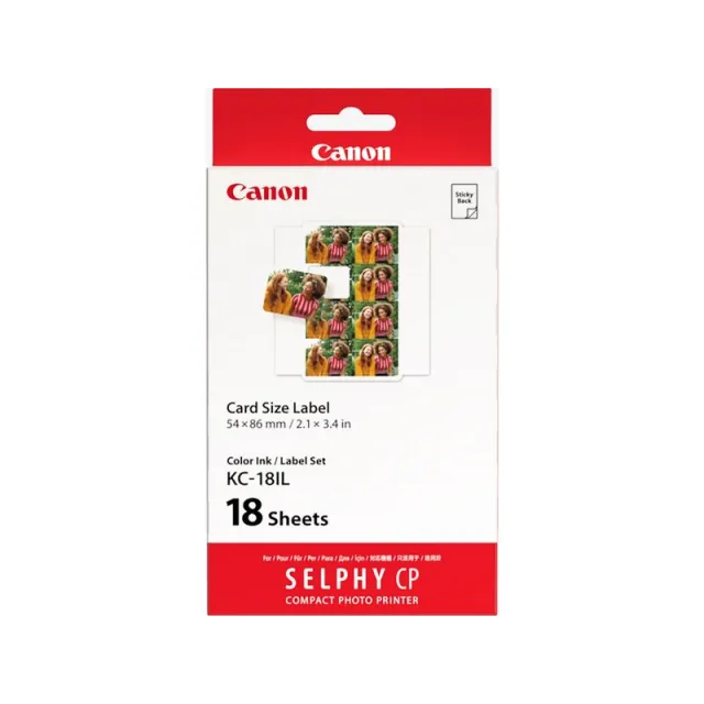 Canon KC-18IL Inktcartridge Foto kleuren Wit