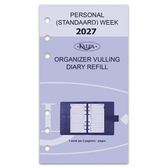 Kalpa Agendavulling 2027 Kalpa Personal 7dagen/2pagina's