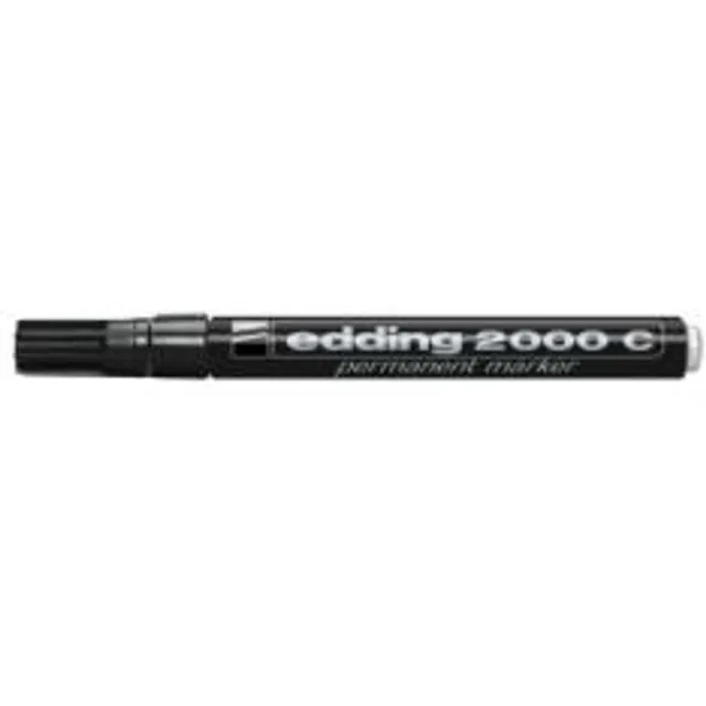 Edding 2000c permanente marker Kogelpunt Zwart 3 stuk(s)