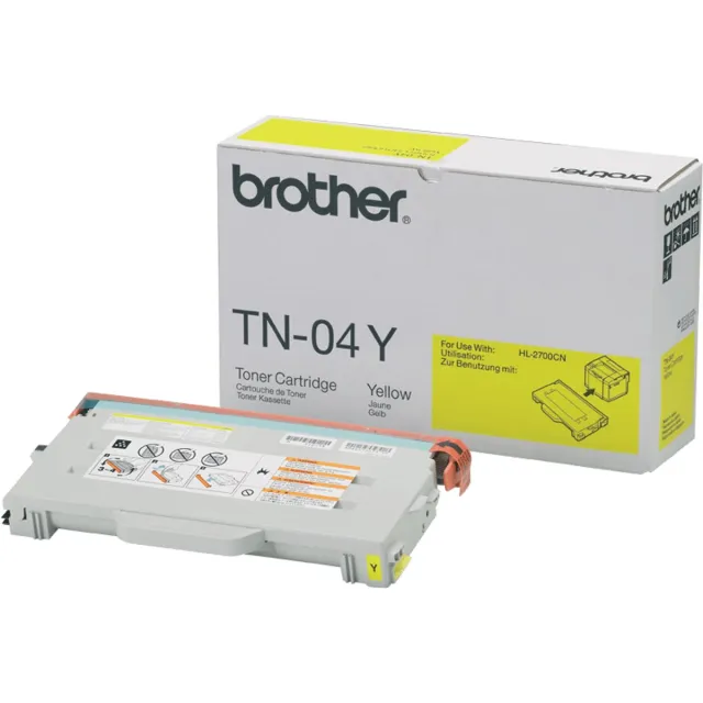 Brother TN-04Y Tonercartridge - Geel Ja