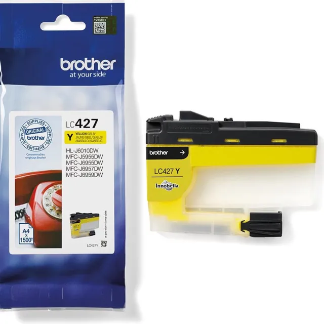 Brother Inktcartridge brother lc-427y geel | 1 stuk | 5 stuks