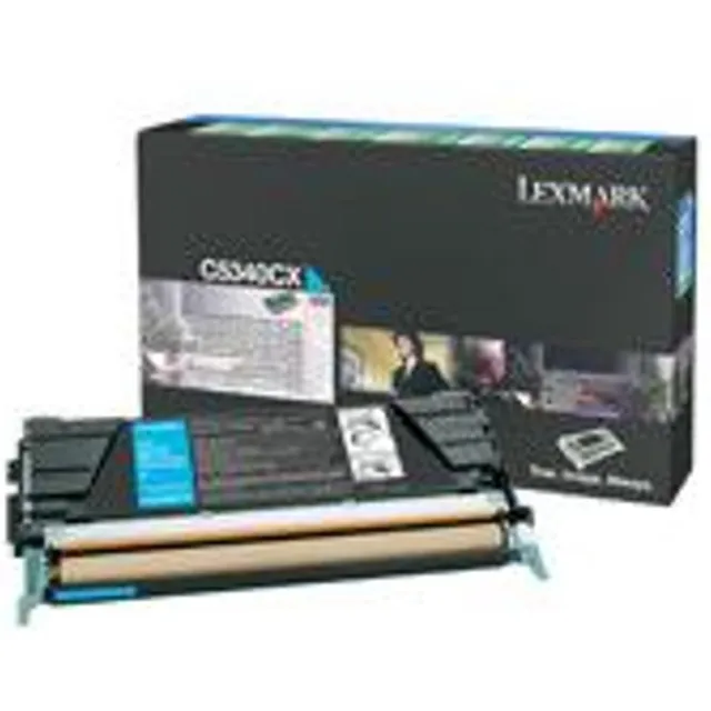 Lexmark C5340CX - Toner cyaan Blauw