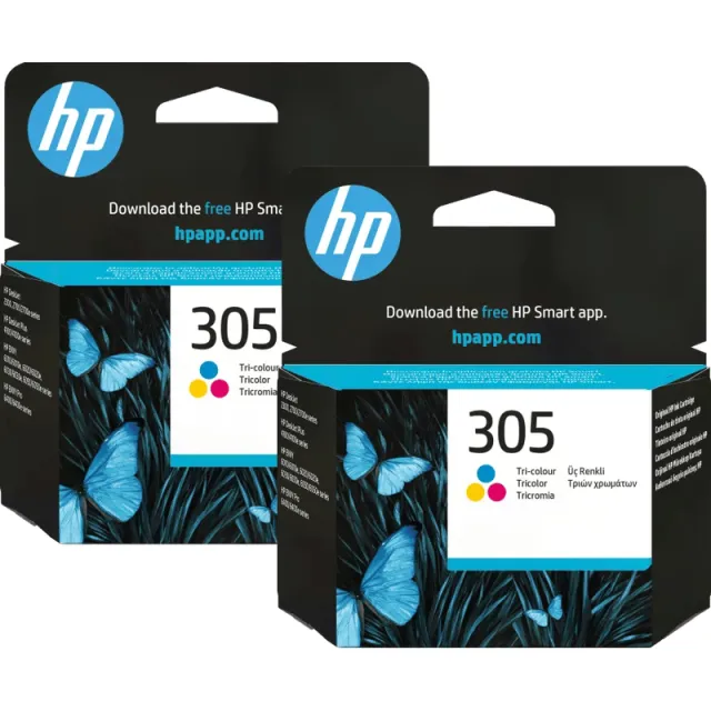Hp 305 Cartridge Kleur (2 stuks)
