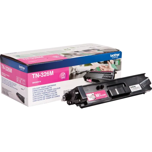 Brother toner, 3.500 pagina's, OEM TN-326M, magenta