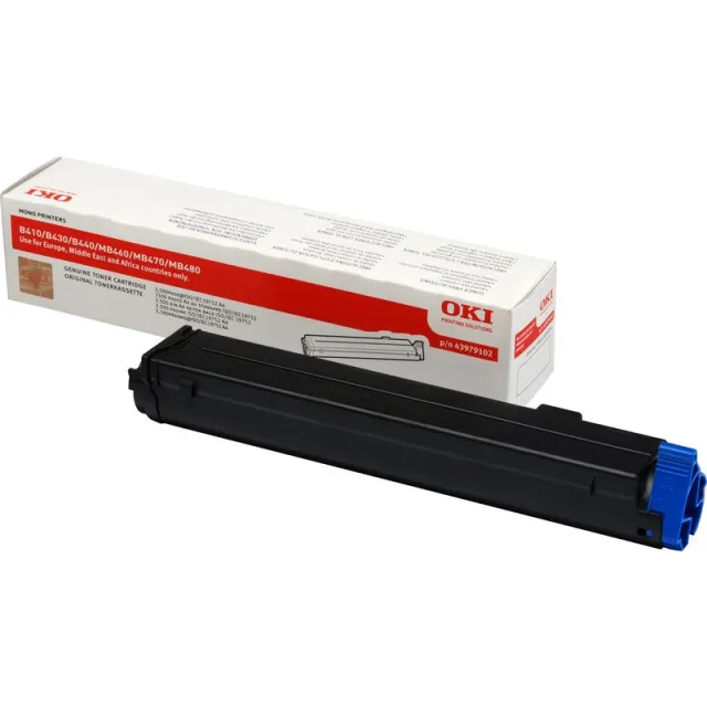 Oki 43979102 Toner Zwart