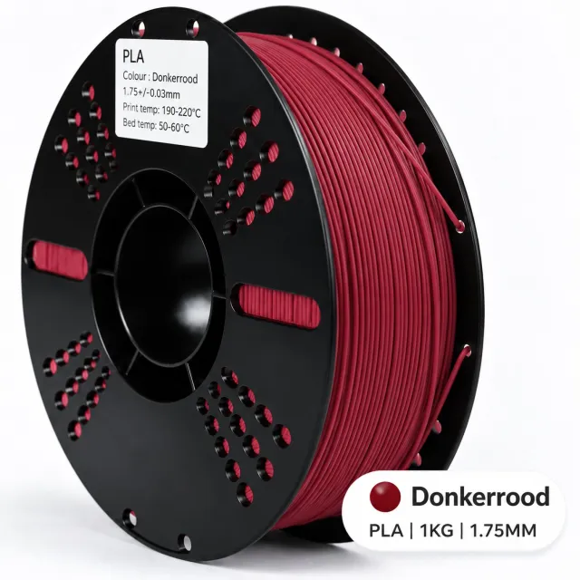 PLA+ Filament – Donkerrood – 1.75mm – 1KG – Koppelprint