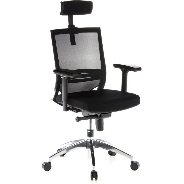 hjh office Porto max - Bureaustoel - Meshstof - Zwart