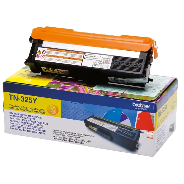Brother TN-325Y Toner Geel HC