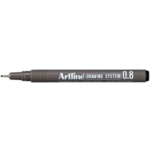 Artline Fineliner Artline technisch 0.8mm zwart