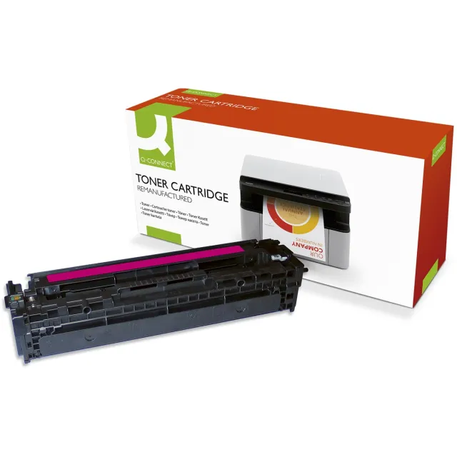 Q-Connect toner magenta 1400 pagina's voor HP - OEM: CB543A