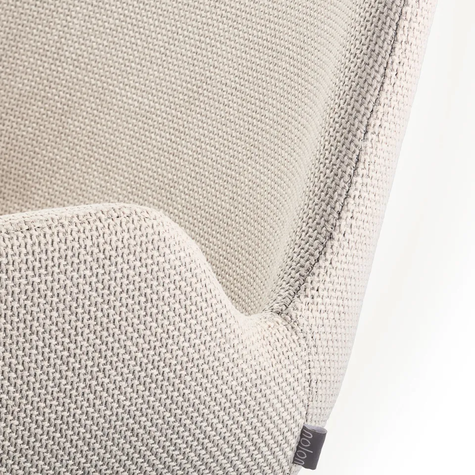 Nolon Nout-Eef bureaustoel beige - wit onderstel, foto 4