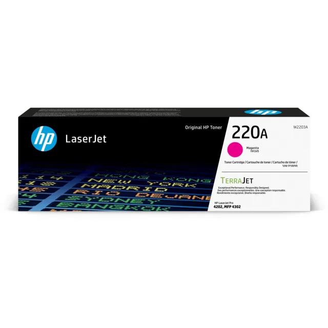Hp toner 220A, 1.800 pagina's, OEM W2203A, magenta