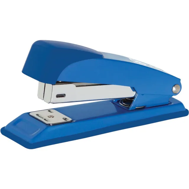 Office Products nietmachine, metaal, inlegdiepte 50 mm, 30 blad, blauw