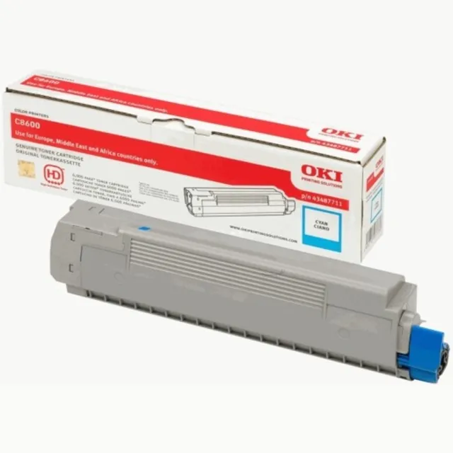 Oki 43487711 - Tonercartridge Cyaan