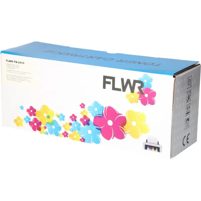 FLWR toner voor Brother TN-2410 Zwart - Premium Huismerk Brother TN-2410 inkt (Zwart - hoge capaciteit) o.a. geschikt voor Brother MFC‑L2710DW, Brother DCP‑L2530DW, Brother HL‑L2445DW, Brother DCP‑L2550DN, Brother MFC‑L2730DW
