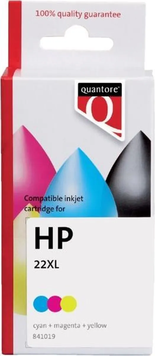 Quantore Inktcartridge quantore hp 22xl c9352ce kleur | 1 stuk False