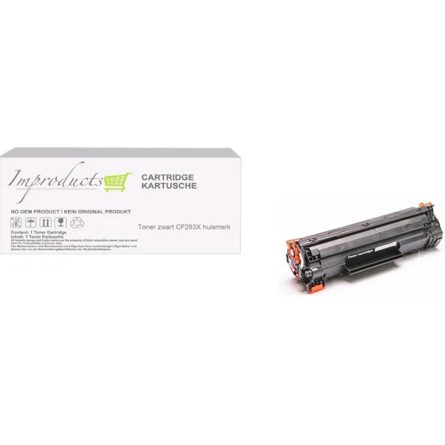 Improducts Toner - Alternatief Hp 83X 83A (CF283X CF283A) toner zwart XL inhoud