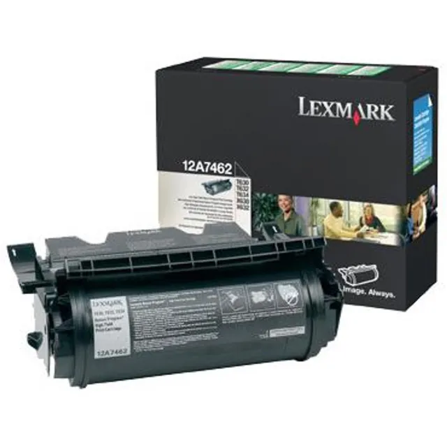 Lexmark Tonercartridge T630/632/634 HC 12A7462 black