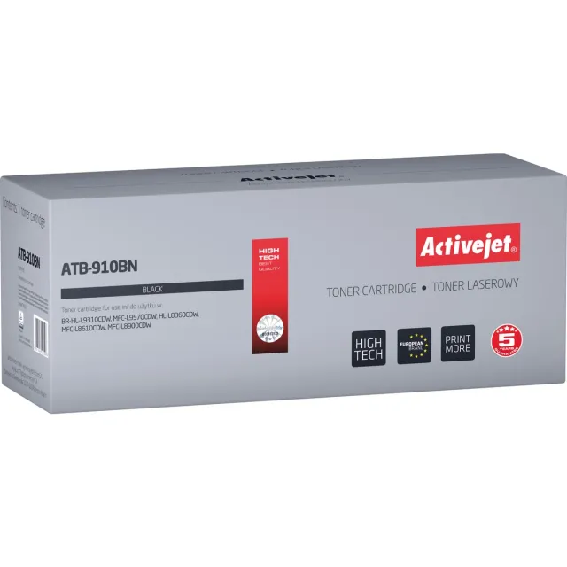 Toner Activejet ATB-910BN Zwart
